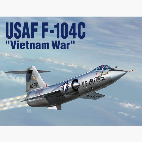 아카데미과학 1/72 미공군 F-104C 베트남전 12576
